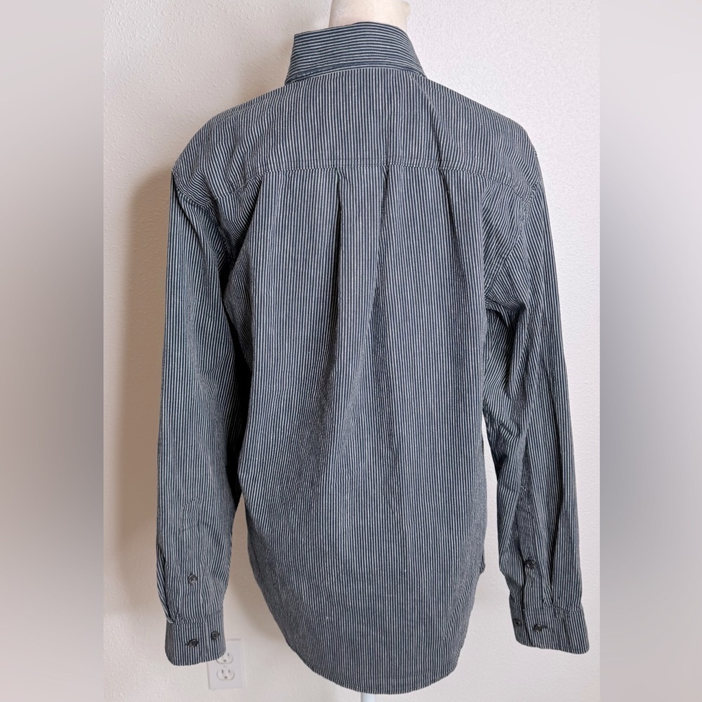 Nwot Filson Chambray Button Down Navy Hickory Str… - image 3